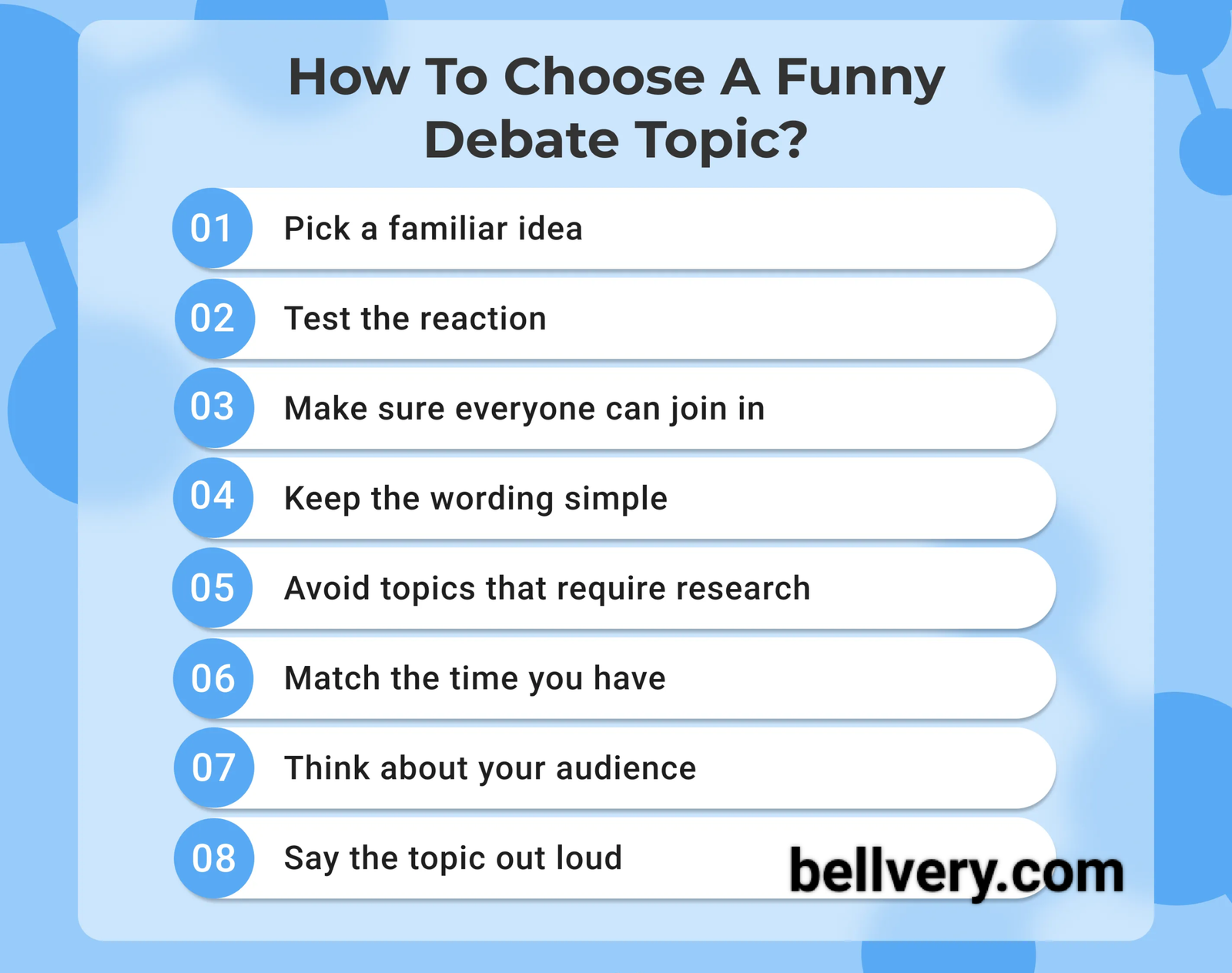 fun debate topics